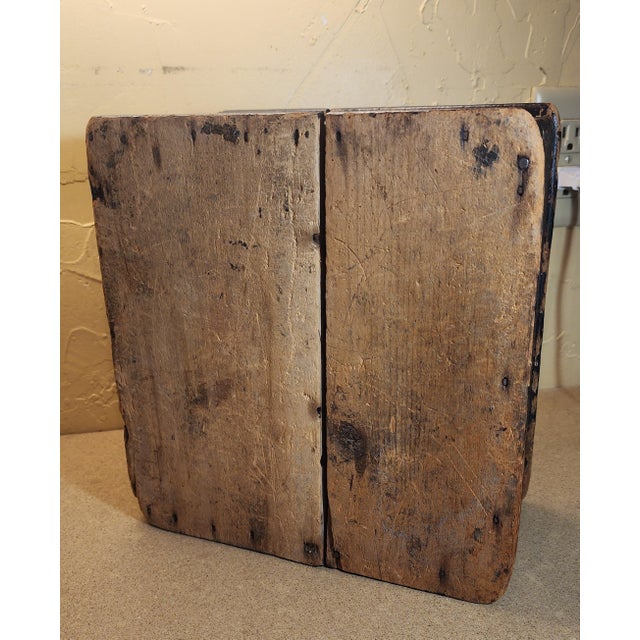 Charming little primitive antique painted sloped writing box or desk. Perfect for doing shows when you need a little desk...