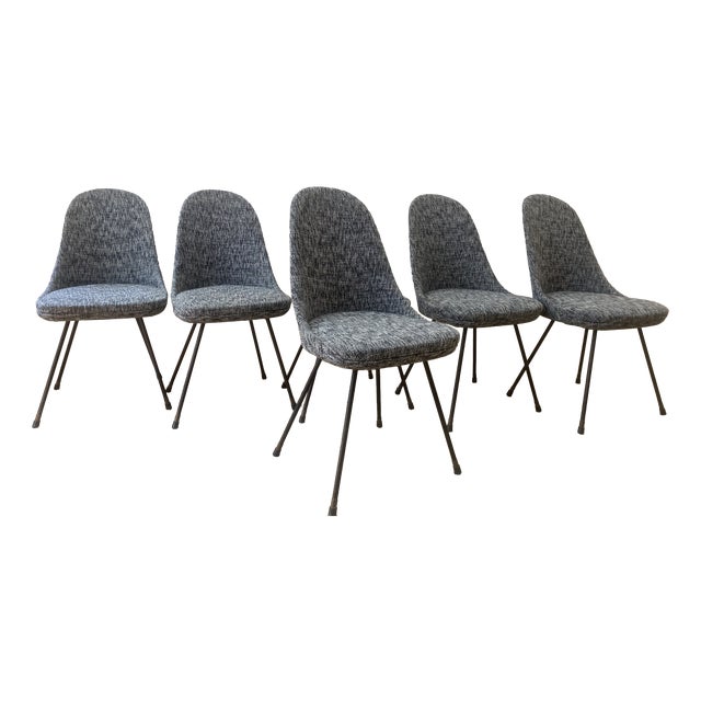 Vintage Italian Chairs by Lenzi Nello, 1960s, Set of 6 For Sale