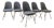 Vintage Italian Chairs by Lenzi Nello, 1960s, Set of 6 For Sale