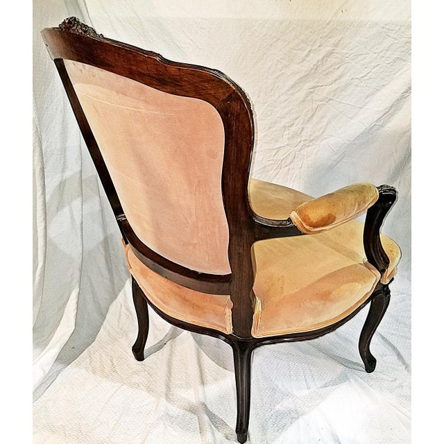 Late 19th Century French Louis-Xv Style Fauteiul Armchair For Sale - Image 10 of 10