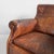 Art Nouveau Armchairs with Armrest in Brown Leather, England, 1920s, Set of 2 For Sale - Image 6 of 18
