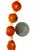 Salmon Vintage Chunky Natural Salmon Coral Necklace 9.5" H For Sale - Image 8 of 12