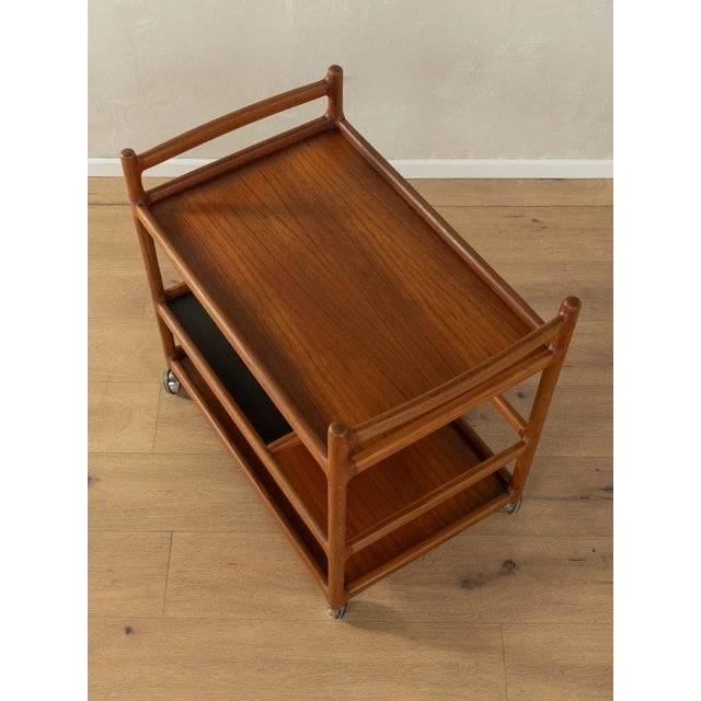 1960s Vintage Serving Trolley by Johannes Andersen for CFC Silkeborg, 1960s For Sale - Image 5 of 9