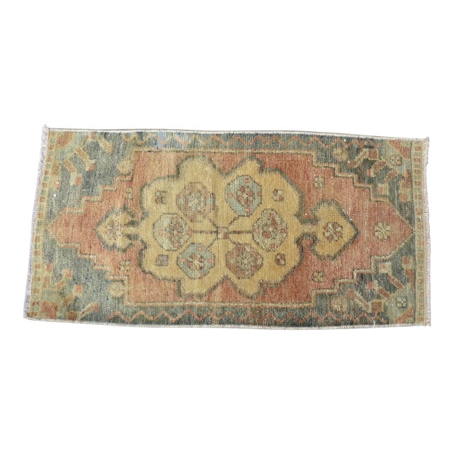 1960s Tribal Floor Wool Rug For Sale