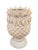 2000 - 2009 Vintage Italian Ceramic Pineapple Pedestal Vase For Sale - Image 5 of 12