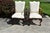 Traditional Vtg. Pair of Carved Mahogany Federal Style Arm Chairs With Claw Feet For Sale - Image 3 of 18