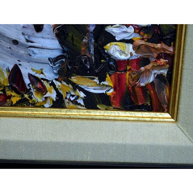 Impressionist "Autumn Etude V" Maya Eventov Forest Landscape Oil Painting, Framed For Sale - Image 3 of 5