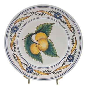 Portuguese Estrela De Conimbriga Cherry Plate – Hand-Painted Wall Décor From Williams Sonoma