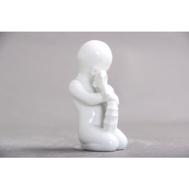 Model No. 2396 and 2397 Seekinder and Seahorses by Ebbe Sadolin & Svend Jespersen for Bing & Grøndahl, Set of 2 For Sale - Image 10 of 15