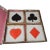Vintage Napco Plate Set Hearts Clubs Spades Diamonds, Original Box For Sale