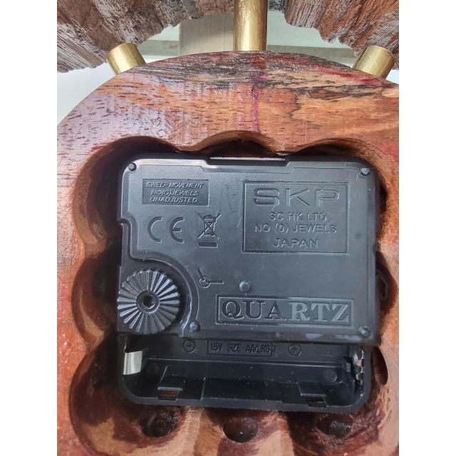 2020s Orbit & Love – One-of-a-Kind Handcrafted Driftwood Clock Duo For Sale - Image 18 of 18