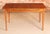 Mid Century extending walnut dining table, circa 1960s. Very unusual grooved top and sculptural legs. Solid wood...