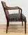 Vintage Faux Bamboo Cane Back Upholstered Seat Arm Chair For Sale In Kansas City - Image 6 of 9