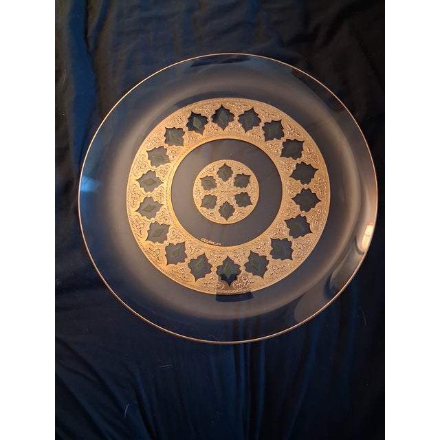 Vintage Mid-Century Modern Culver Ltd. Valencia Serving Platter Tray For Sale - Image 12 of 12