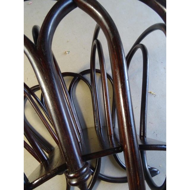 Maroon Porte-Partitions Music Stand in Beech from Thonet, 1885 For Sale - Image 8 of 9