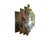 We have for your consideration a very gorgeous beautiful large wall clock mirror and 2 wall matching wall mirror plaques....