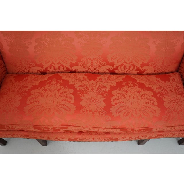 Kittinger Chippendale Style Camelback Sofa - New Upholstery For Sale - Image 14 of 18