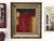 2020s “Desire” Black Abstract Art in Vintage Frame, Transitional Living Room Art by JTS For Sale - Image 5 of 11