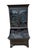 Black 1990s Ethan Allen Newport Liliana Secretary Writing Desk Hutch Display Chinoiserie For Sale - Image 8 of 15