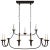 Flemish Large Linear Pendant in Aged Iron Designer: Chapman & Myers Fixture Height: 28" Extension: 20" Canopy: 6" x 19"...