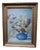 Impressionist of Flowers in a Blue Jug, 1920s, Oil Painting For Sale