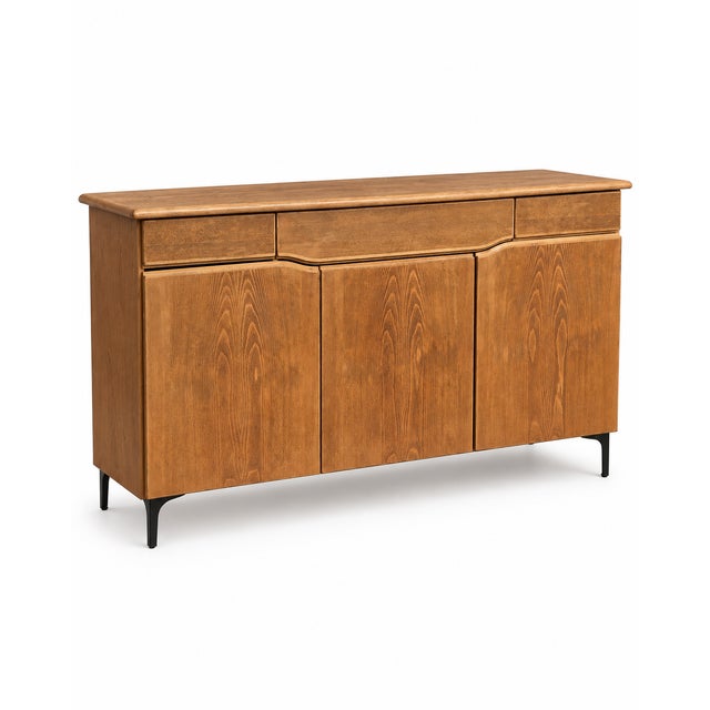 A beautifully reworked skovby sm303b sideboard, made in denmark, combining practical scandinavian storage with a warmer,...