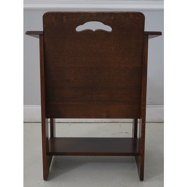 2000 - 2009 Pair Stickley Mission Oak Limbert Cafe Chairs For Sale - Image 5 of 18