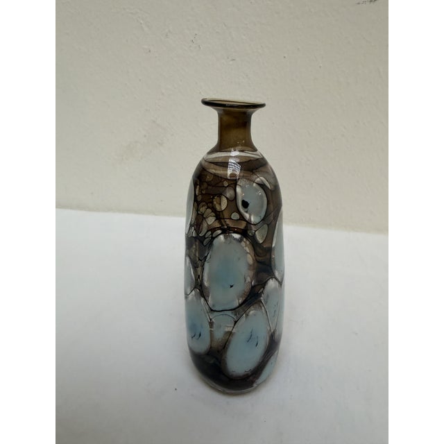 Glass Vase attributed to Pavel Molnar, 1970s For Sale - Image 6 of 8