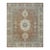 6x9 Brown Hand-Knotted Wool Triple Medallion Classic Traditional Carpet Rug For Sale