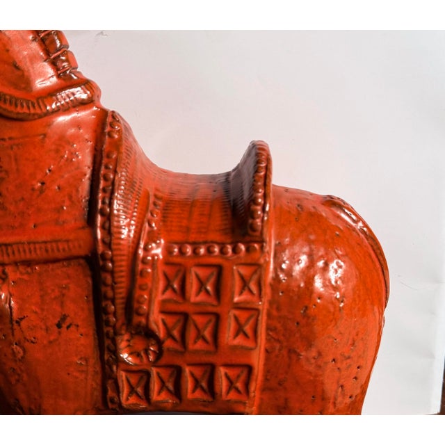 Ceramic 1960s Large Aldo Londi Horse Pottery Sculpture For Sale - Image 7 of 8