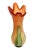 This impressive glass vase captivates with its vibrant orange and green color scheme. Measuring 36 cm high and 13 cm in...