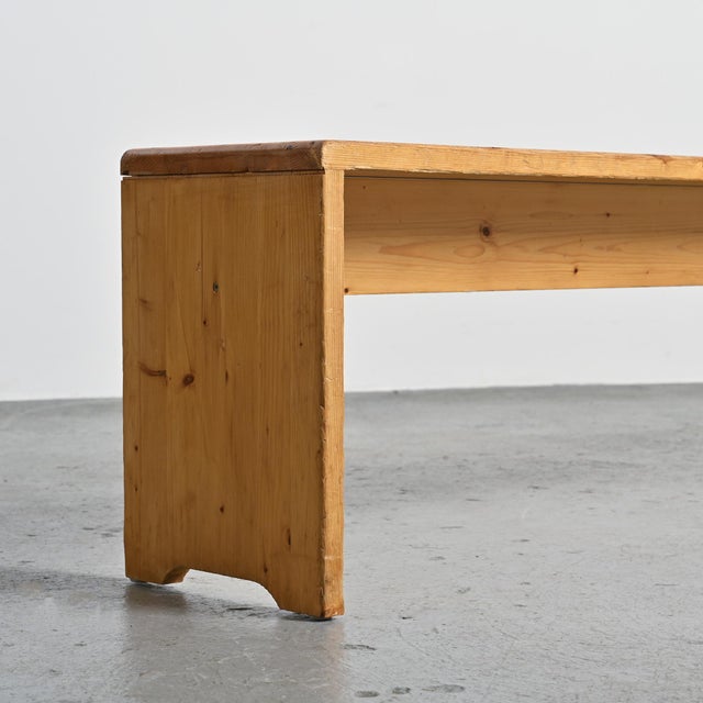 Pine Bench from Les Arcs, France, 1969 For Sale - Image 4 of 11