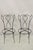 Mid 20th Century Salterini Style Mid Century Modern Scrolling Wrought Iron Side Chairs - A Pair For Sale - Image 9 of 12