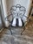 Vintage Wrought Iron Garden Armchair With Cabriole Legs For Sale - Image 15 of 15