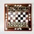 Wood 1950s Vintage Frank Lloyd Wright Arts & Crafts Boho Chic Stained Glass Chess Set - Set of 33, Atrributed For Sale - Image 7 of 18