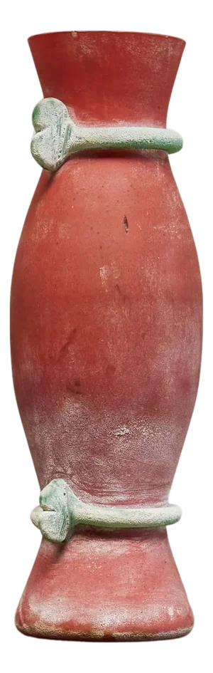 Italian Vase in Red and Green, 1940s