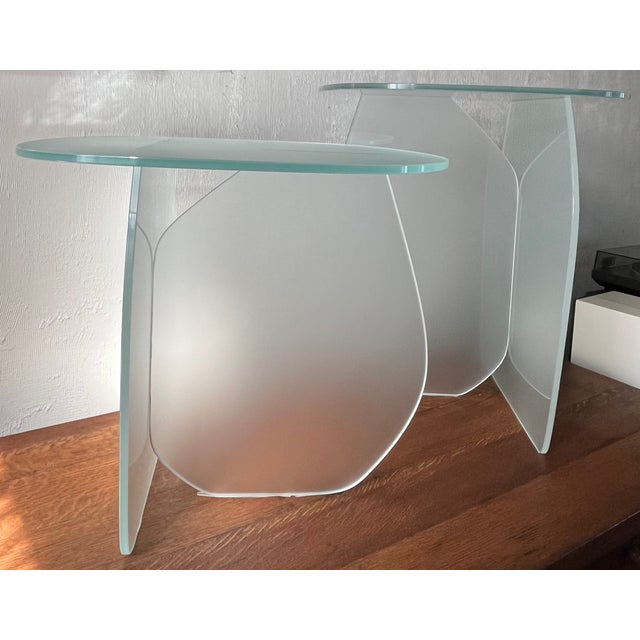 Glass Side Tables For Sale - Image 4 of 7