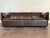 Mid-Century Modern Vintage 1970's Danish Modern Leather Sofa For Sale - Image 3 of 16