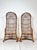 Mid-Century Modern Vintage Hooded Rattan Chairs- A Pair For Sale - Image 3 of 12