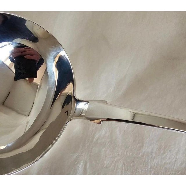 Antique George IV Sterling Silver Griffin Crest Soup Ladle, 1829 For Sale - Image 11 of 18