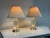 Late 20th Century Crystal Clear Industries Double Light Table Lamps - a Pair For Sale - Image 4 of 12