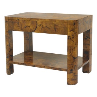 Young Penshell Veneer Nightstand - Cleo by Oggetti For Sale