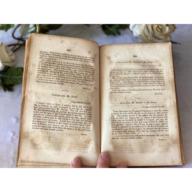 Rare 1829 Antique First Edition Thomas Jefferson Memoir Correspondence and Miscellanies Vol III Book Edited by Jefferson's Grandson Damage For Sale - Image 4 of 7