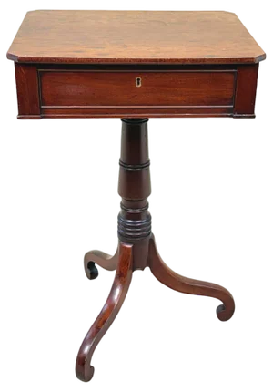 Georgian Mahogany Rectangular Lamp Table, 1810
