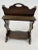 Vintage 1930s Mahogany Magazine & Bookstand - Jacobean/Victorian-Revival Period For Sale - Image 4 of 15
