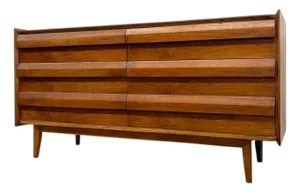 Vintage Lane 1st Edition Mid Century Modern 6-Drawer Dresser - Design Attributed to Warren Church