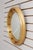 Traditional Federal Style Convex Glass Gold Finish Round Mirror For Sale - Image 3 of 15