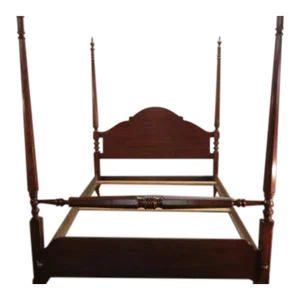 Thomasville Fisher Park Pecan Wood Queen Size Poster Bed