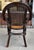 Antique Chinese Bamboo Wicker Armchairs - 1 of 2 For Sale In Los Angeles - Image 6 of 6