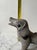 Folk Art Antique Mixed Metal Dachsund Door Stop For Sale - Image 3 of 8